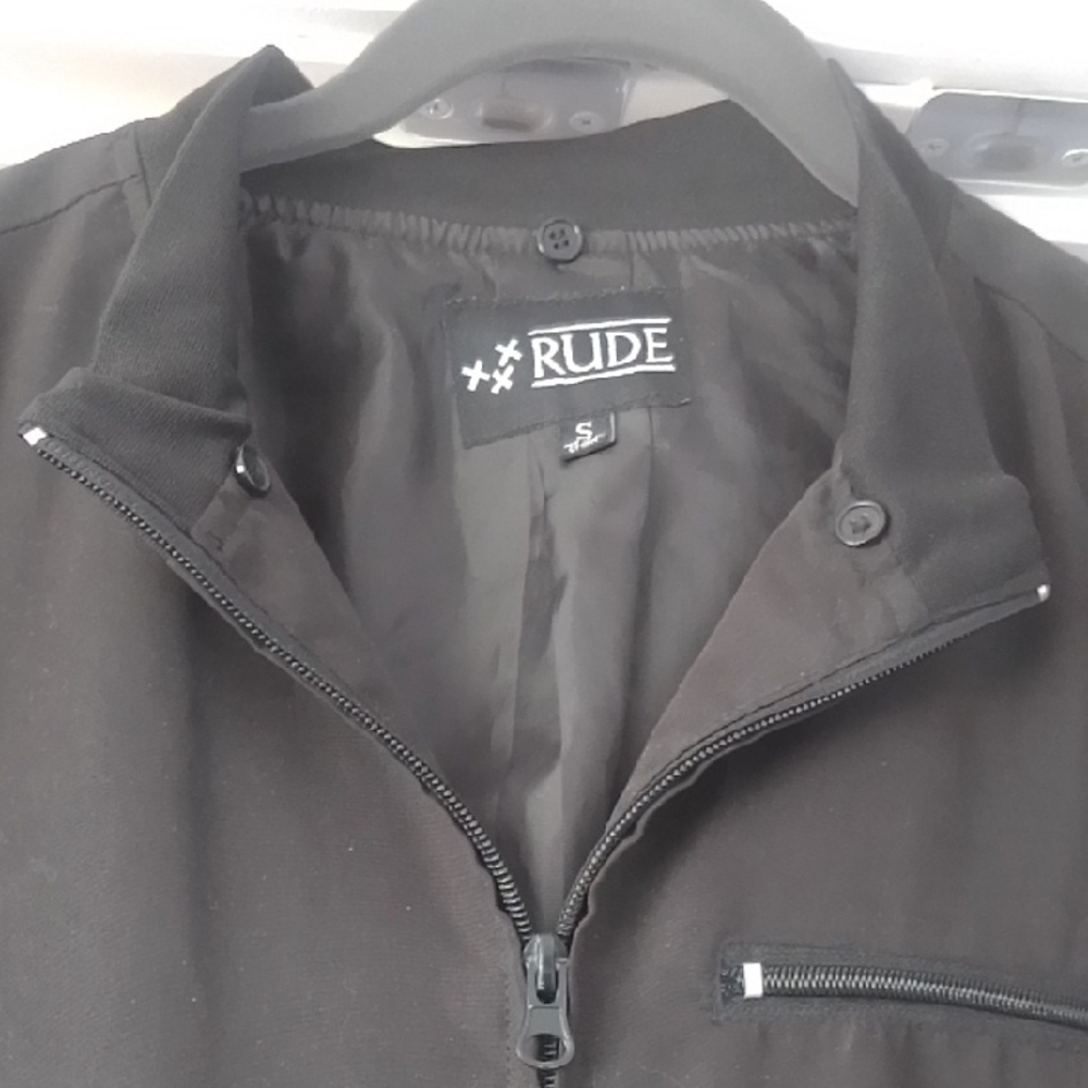 RUDE Unisex Black Jacket- Like New